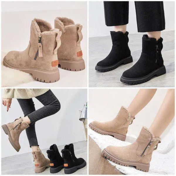 Janice - Botas de invierno para mujer, cálidas e impermeables