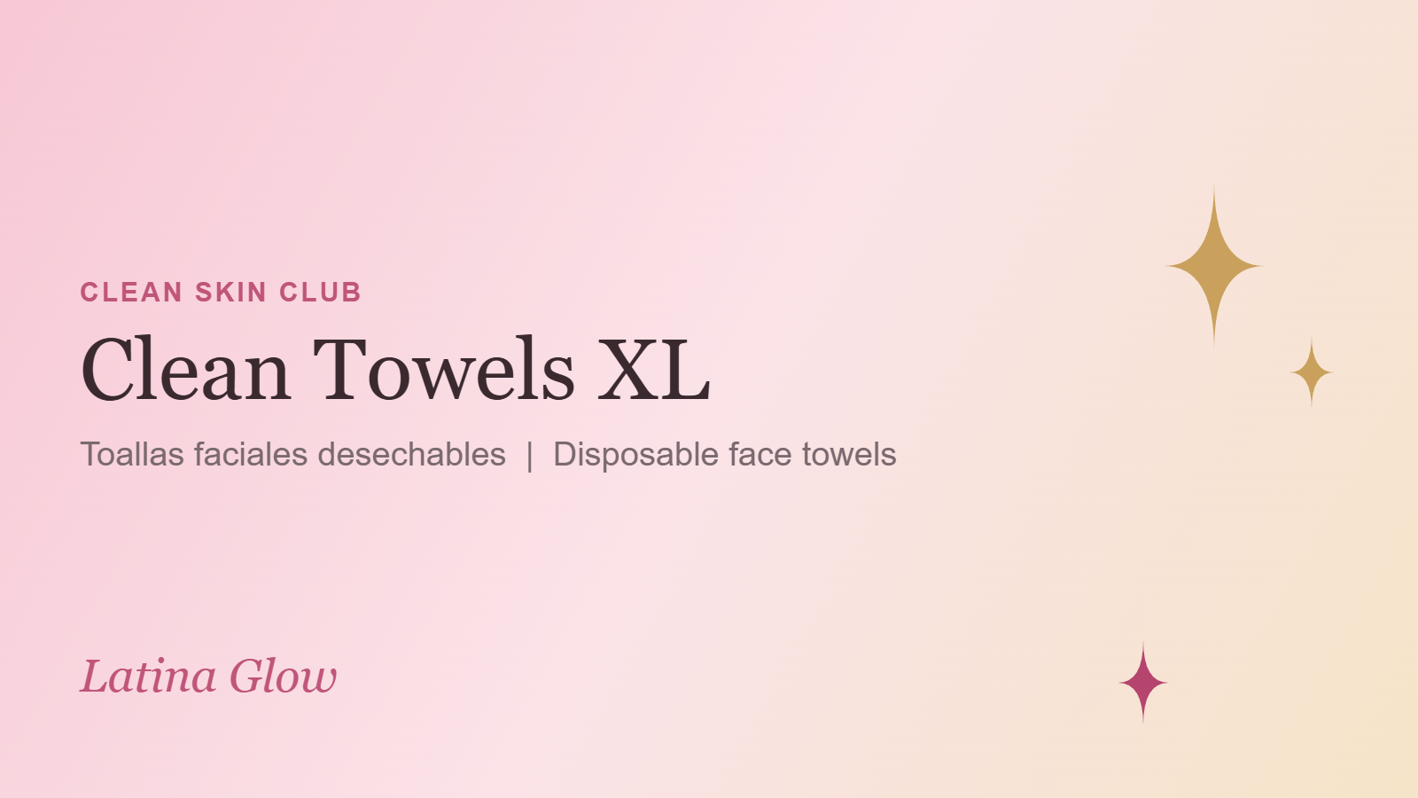 Clean Skin Club Clean Towels XL