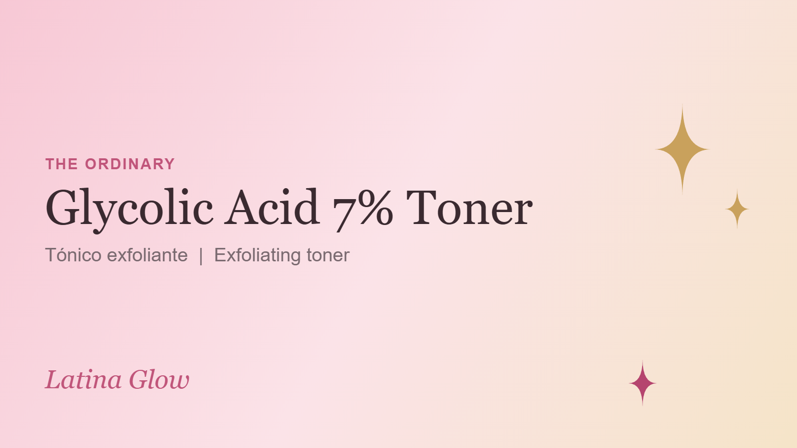 The Ordinary Glycolic Acid 7% Exfoliating Toner
